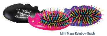 Tail Tamer Mini Mane Brush schwarz/rainbow